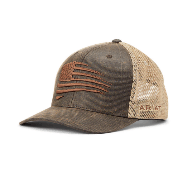 Gorra Ariat Bandera Café