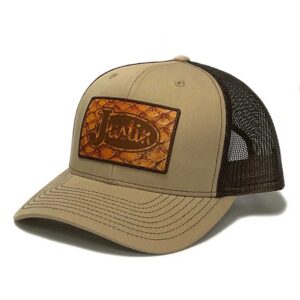 Gorra Justin Color Beige-Negro