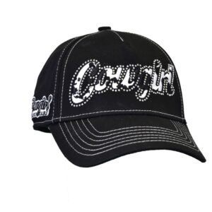 Gorra Cowgirl Color Negro de Niña
