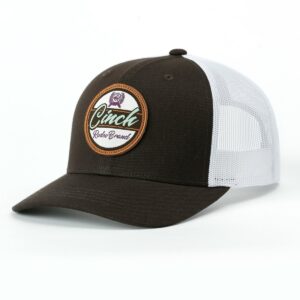Gorra Cinch Color Café-Blanco Rodeo Brand