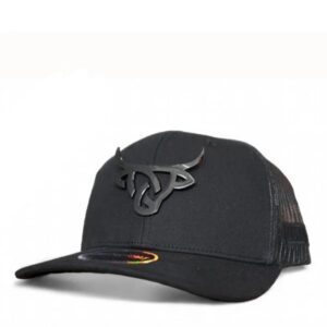 Gorra Lost Calf Color Negro Logo Metal con Brillo