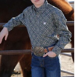 Camisa Cinch vaquera para niño