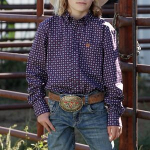 Camisa Cinch estampada para niño.