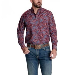 Camisa Ariat estampada.