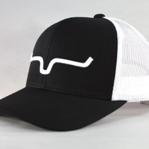Gorra Kimes Ranch logo blanco Negra /Blanco.
